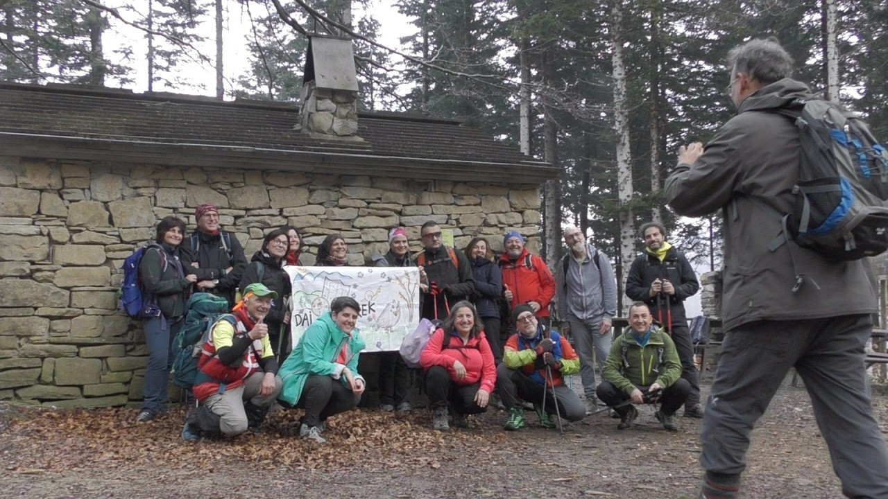 Trekking 13 km ad anello dal Prato all'Albero -3 bivacchi Ca del Topo -Sicuteri- I Piani 08-03-2026
