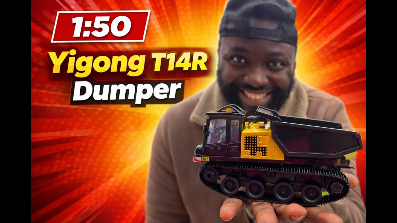 FIRST LOOK: YIGONG T14R Panther 1:50 Scale RC Tracked Dump Truck | Full Review