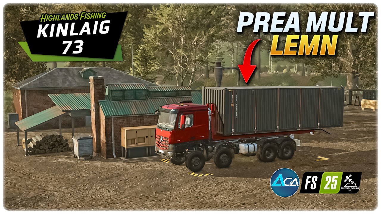 Am prea mult lemn... aşa că, am cumpărat Fabrica de cherestea - Gameplay Română FS25 Kinlaig 73