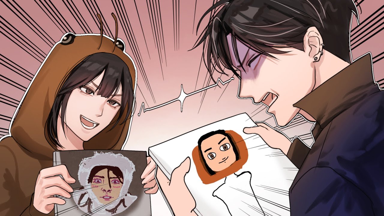 ART SWAP WITH MY ROBLOX DATE!!