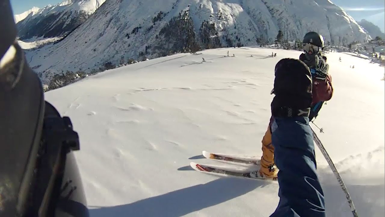 Freeride Ski - Tiefschneefahren Skitechnik - Winter in Tirol