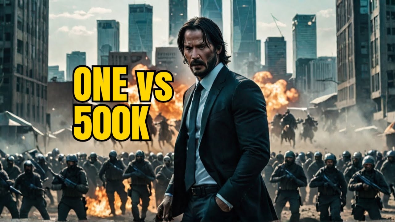 John Wick VS 500K Army soldiers!!!