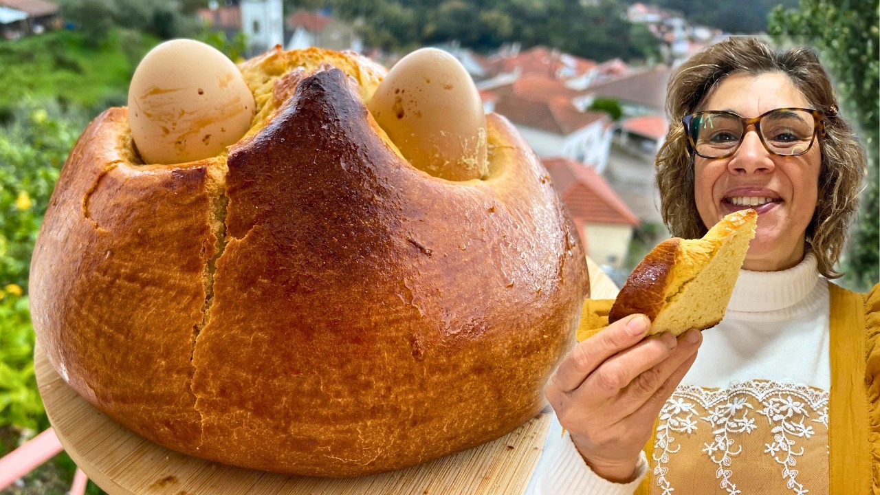 O Folar de Páscoa Tradicional Português! 🐣 Receita completa e deliciosa