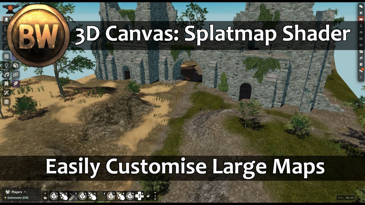 3D Canvas: Easily Customise Large Maps with the Splatmap Shader