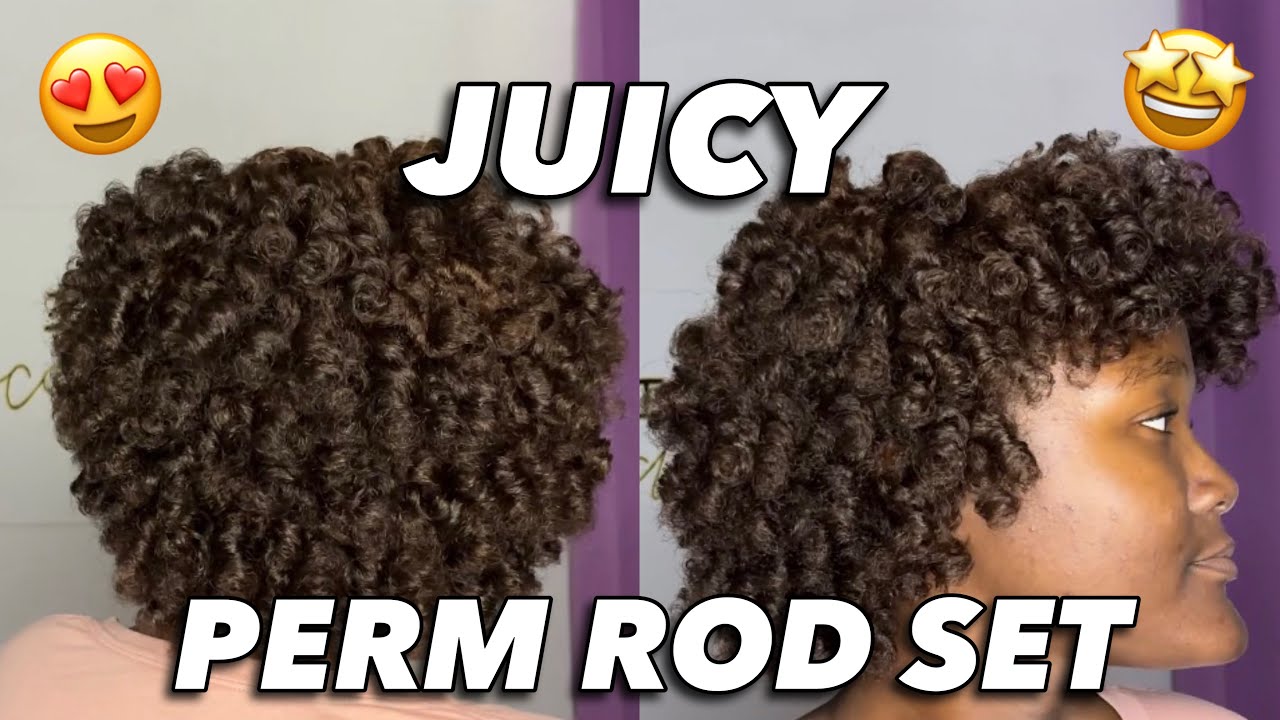 BOUNCY AND VERY DEFINED PERM ROD SET ON TYPE 4 NATURAL HAIR + DAY 3 & 5 UPDATE