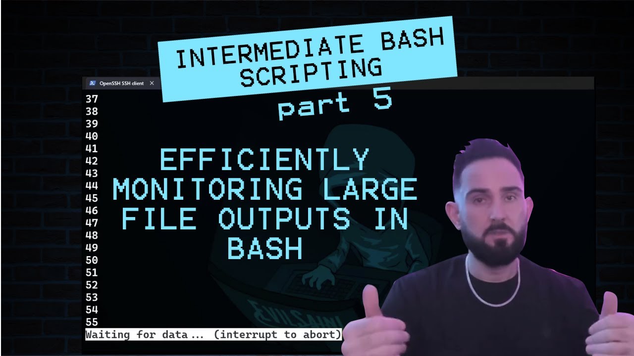 Efficiently Monitoring Large File Outputs in Bash