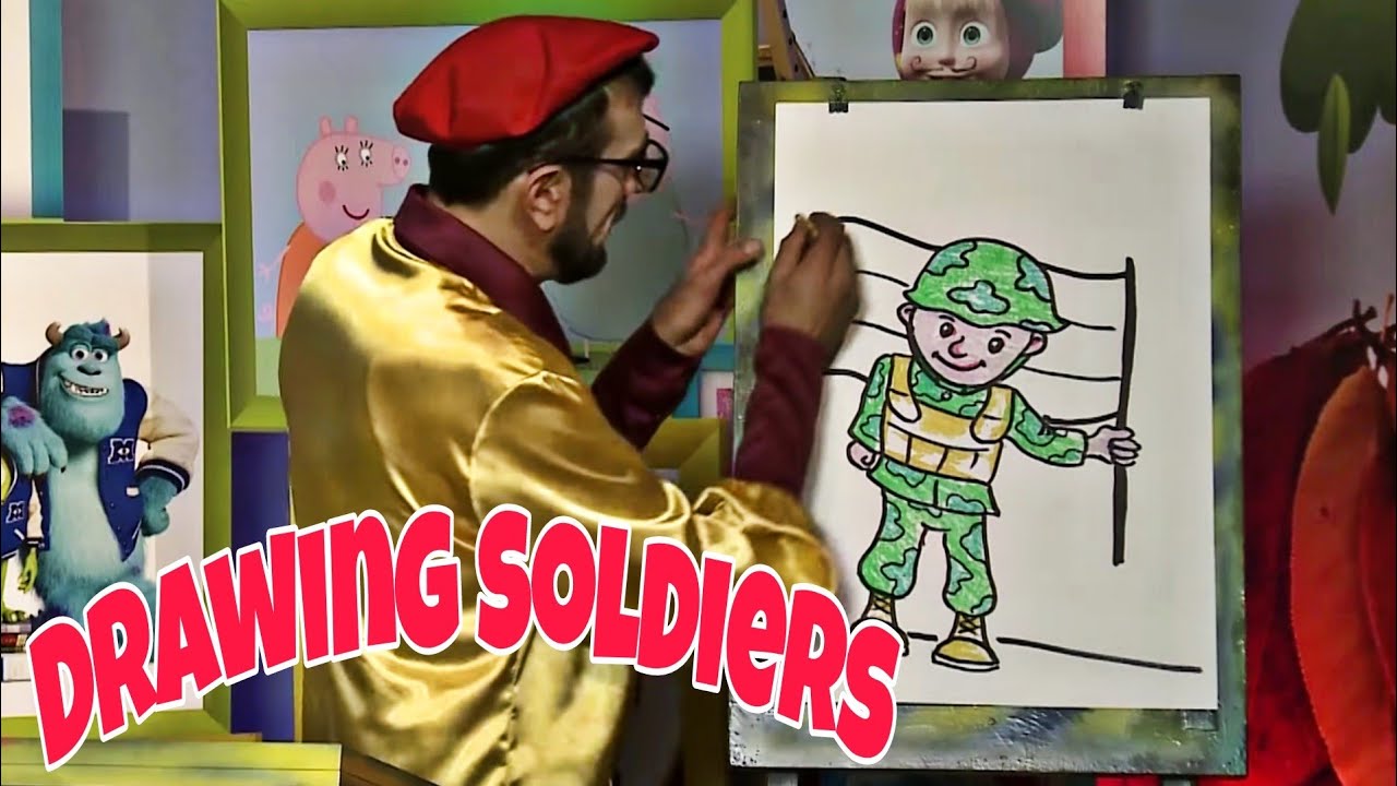 #Multiknik❤️How to Draw Soldier❤️N404
