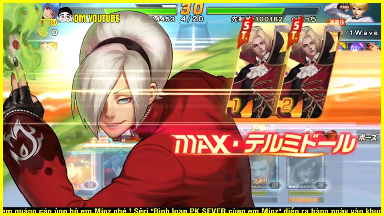 KOF98UMOL - 【アッシュXIII Ver 】 Đừng đ&ugrave;a với Ash XIII sever J.AVV kh&iacute; đ&atilde; Thức Tỉnh Vũ Kh&iacute;...gh&ecirc; đ&oacute; !!