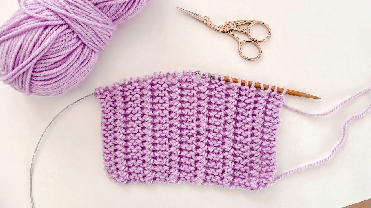 PONTO DE TRICÔ PERFEITO PARA CACHECOL 🧣 Passo a passo para iniciantes