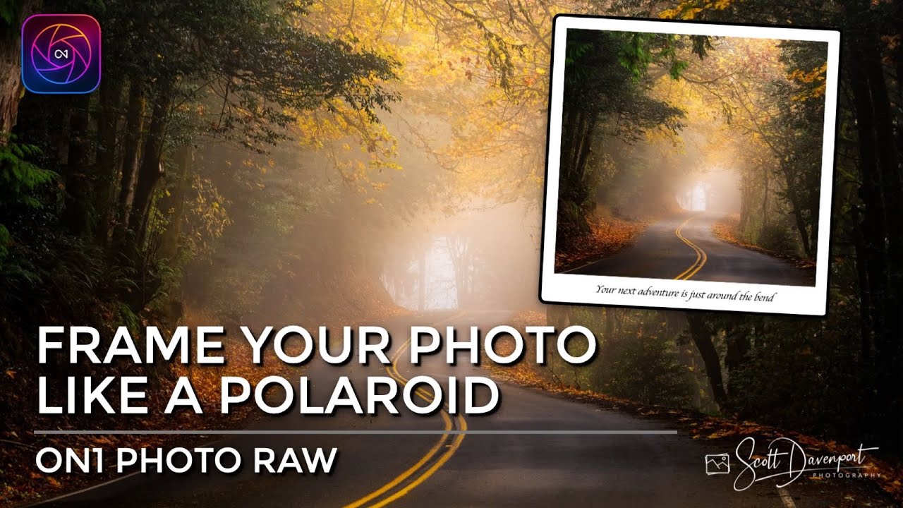 Frame Your Image Like A Polaroid In ON1 Photo RAW