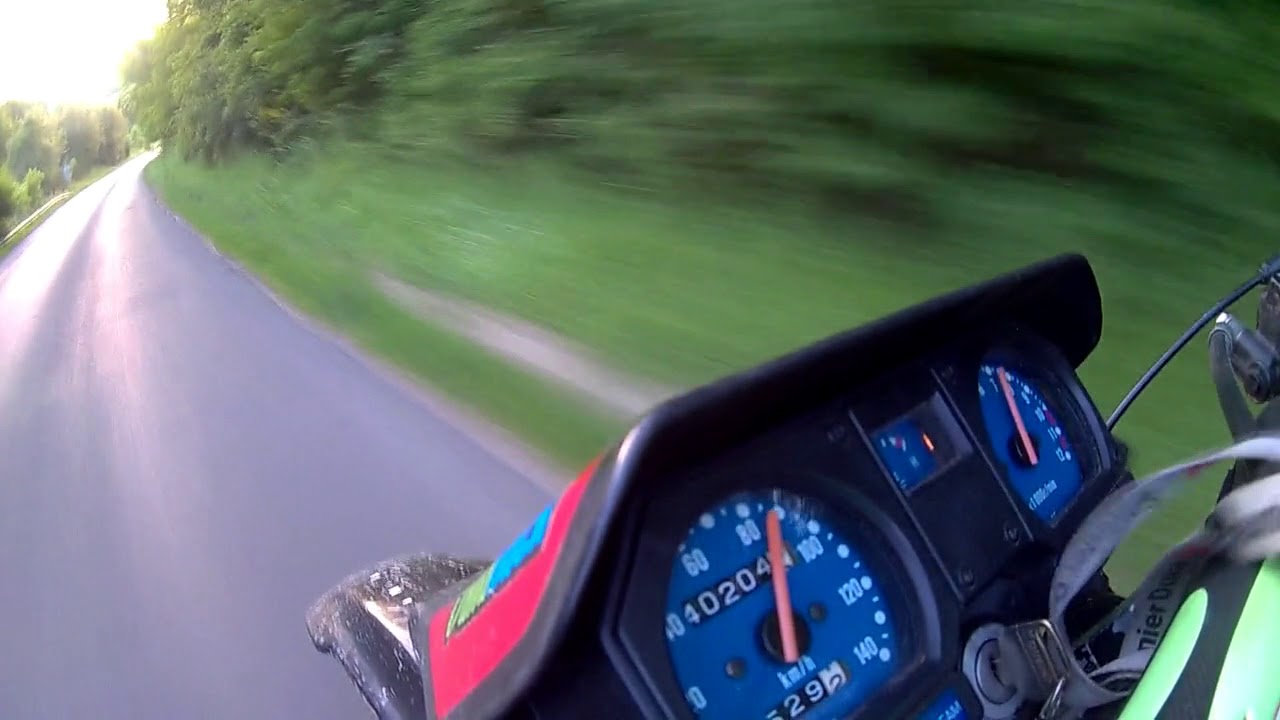 Kawasaki kmx 125 Speed Test Hungary