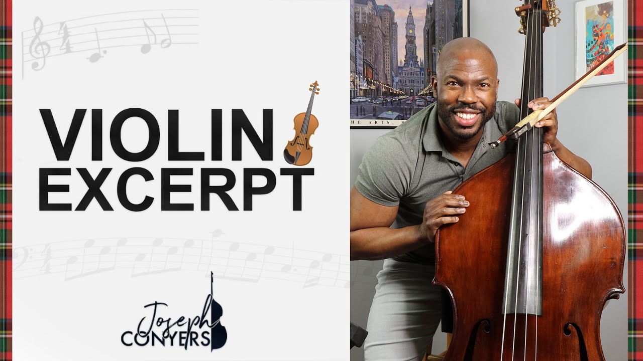 Mendelssohn Symphony No. 3 | Joseph Conyers, Double bass