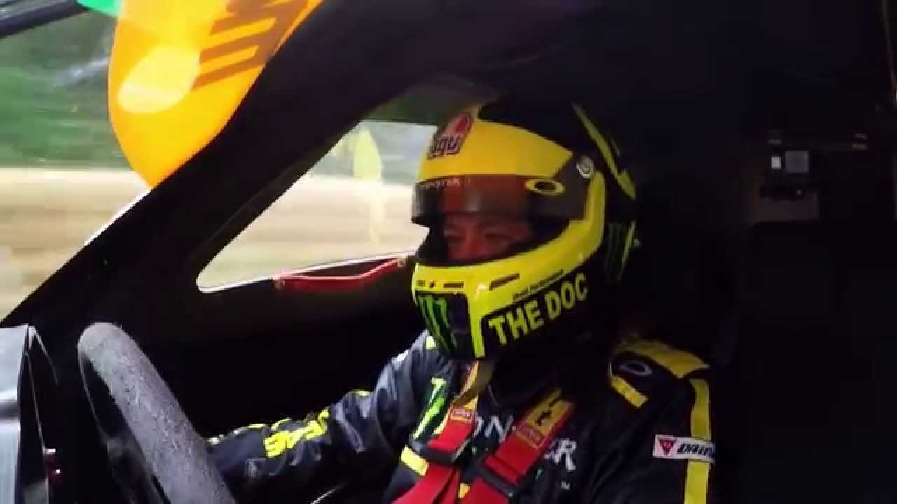 Valentino Rossi drives the Mazda 787B at Goodwood 2015