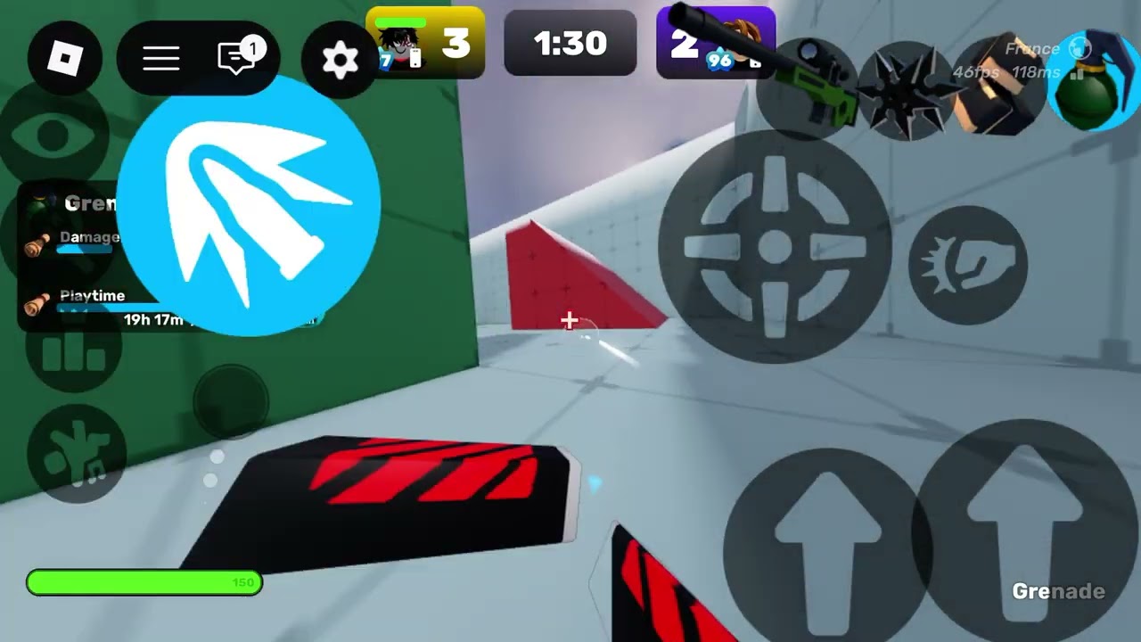 Salom Hamaga begun biz video da Roblox da rivals oynimiz