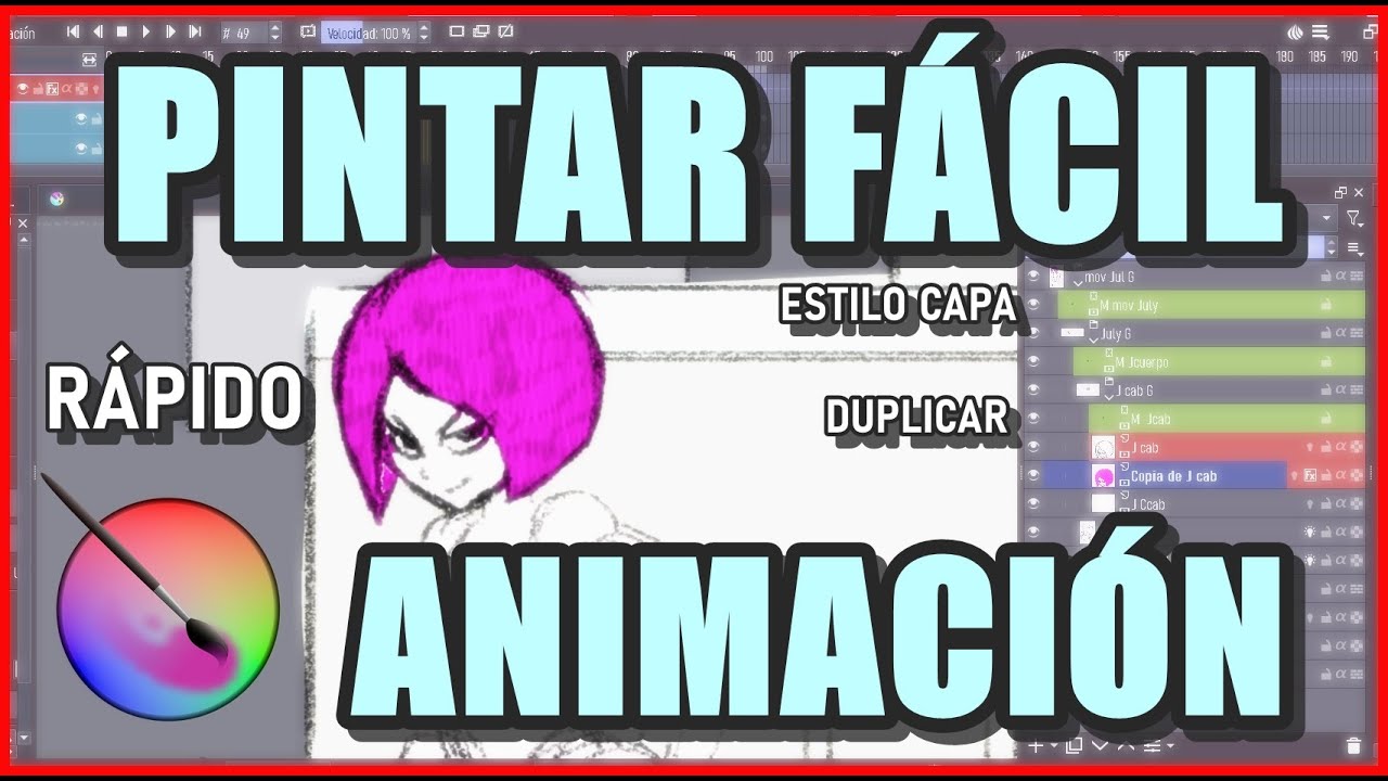 Pintar Fácil Animación Tutorial Principiante Krita