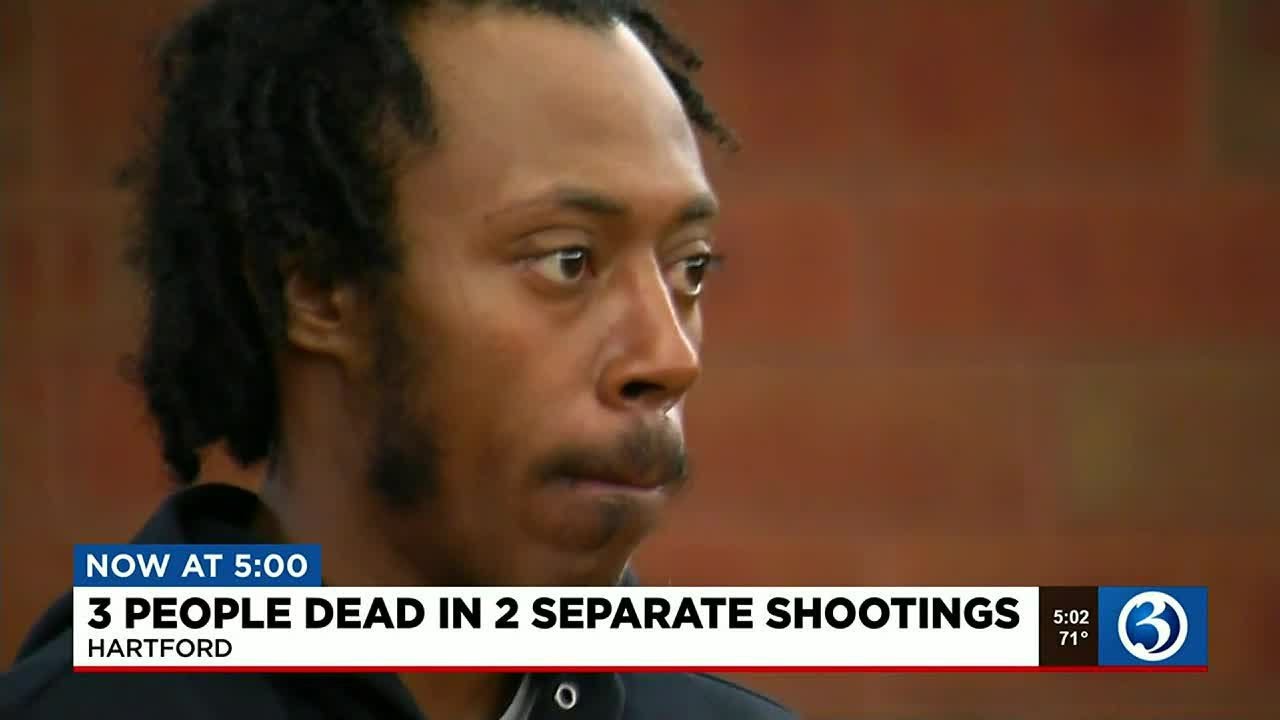 3 people dead in 2 separate shootings in Hartford