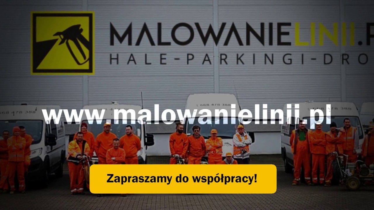 Malowanie pasów oznakowanie poziome oznakowanie magazynu Wrocław Malowanielinii.pl