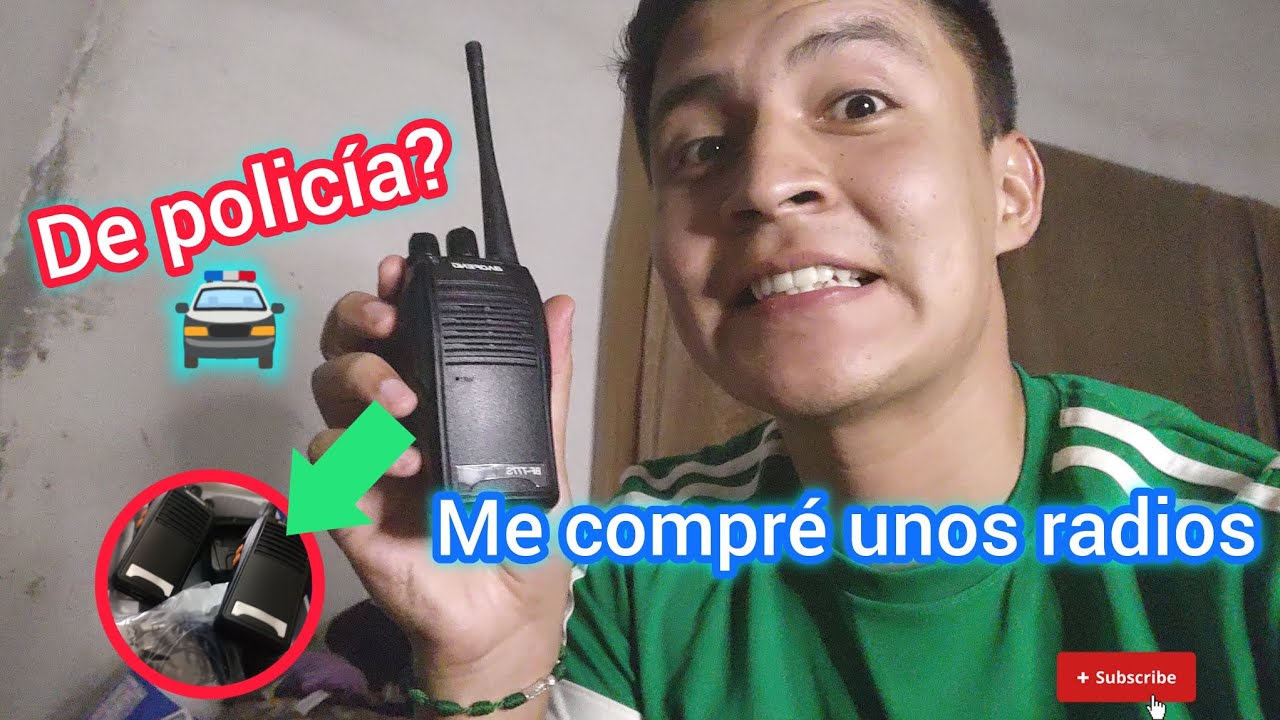 COMPRÉ LOS RADIOS QUE USA LA POLICÍA 🚓 - Gran Miguel