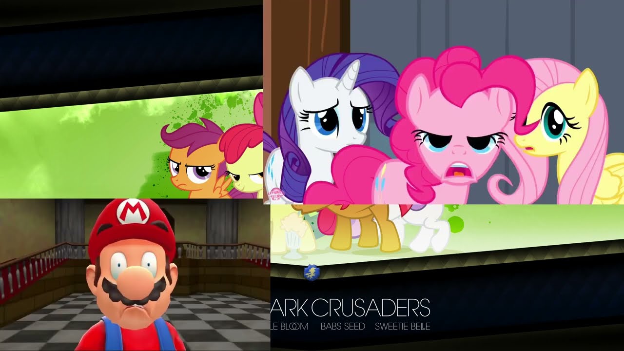 Ponies React To Mario Play Minecraft (15.ai)