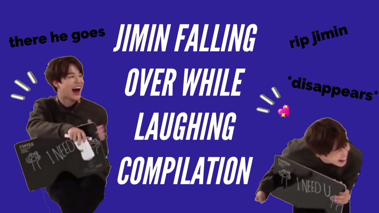 Jimin Falling Over While Laughing