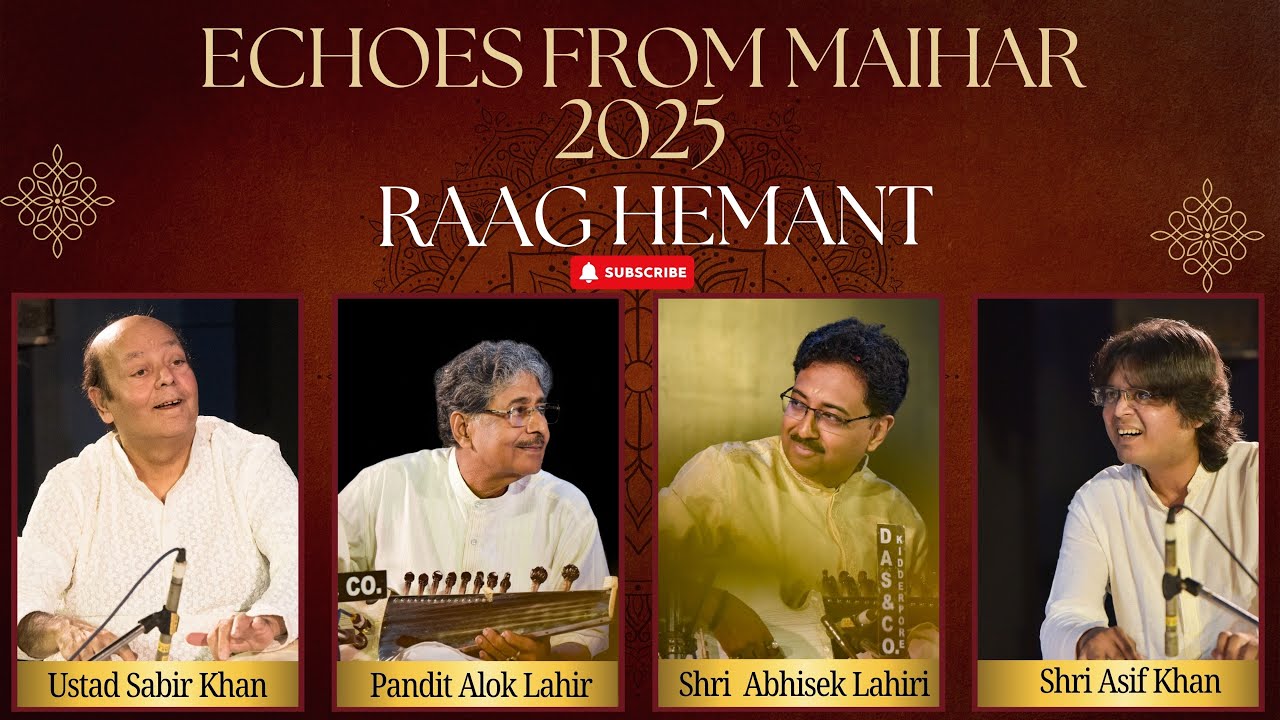 Raag Hemant | Pandit Alok Lahiri & Abhisek Lahiri - Sarod | Ustad Sabir Khan & Asif Khan -Tabla