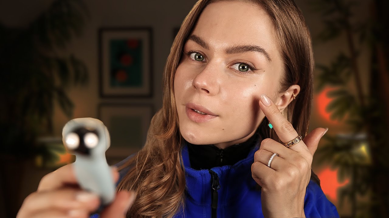 ASMR Face, Head & Ear Massage.  Relaxing Personal Attention