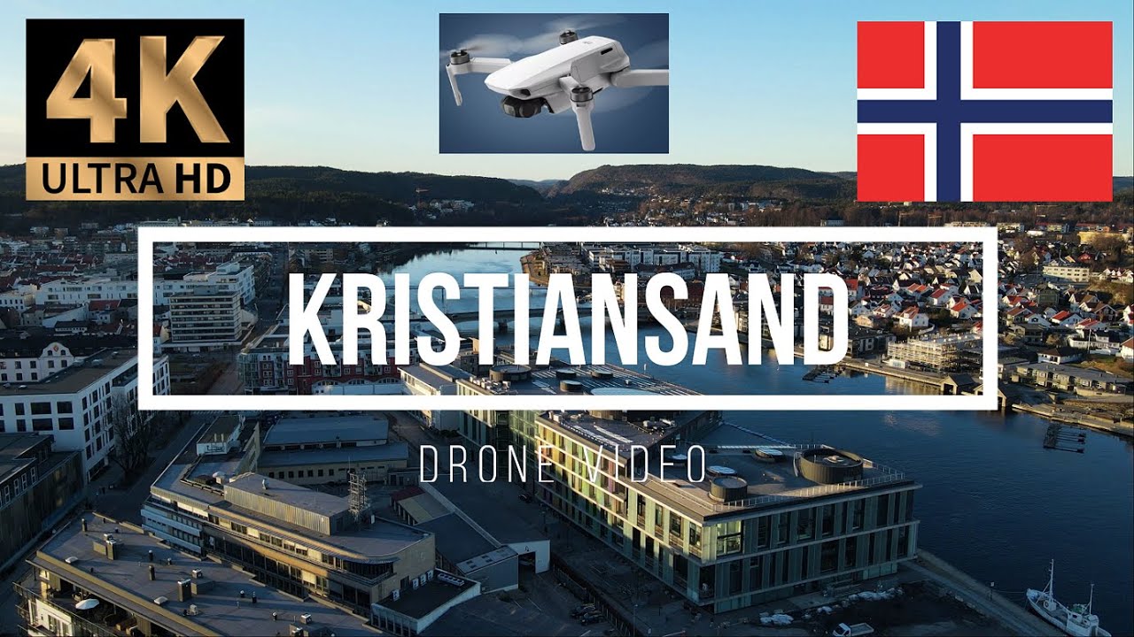 Kristiansand City Centre | 4K Drone