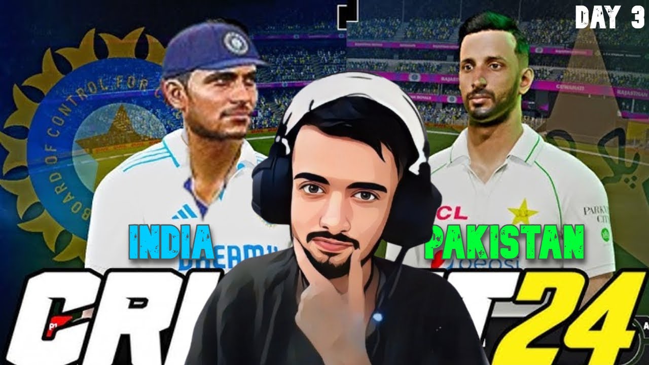 INDIA VS PAK 1st TEST MATCH DAY 3 || CRICKET #indvspak #viratkohli #jaspritbumrah #mohammedsiraj