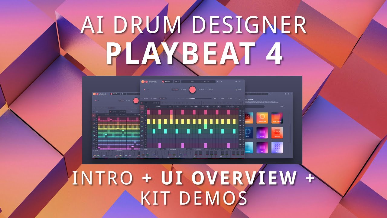 AudioModern Playbeat 4 - AI Drum Designer | Intro + Overview + Demo
