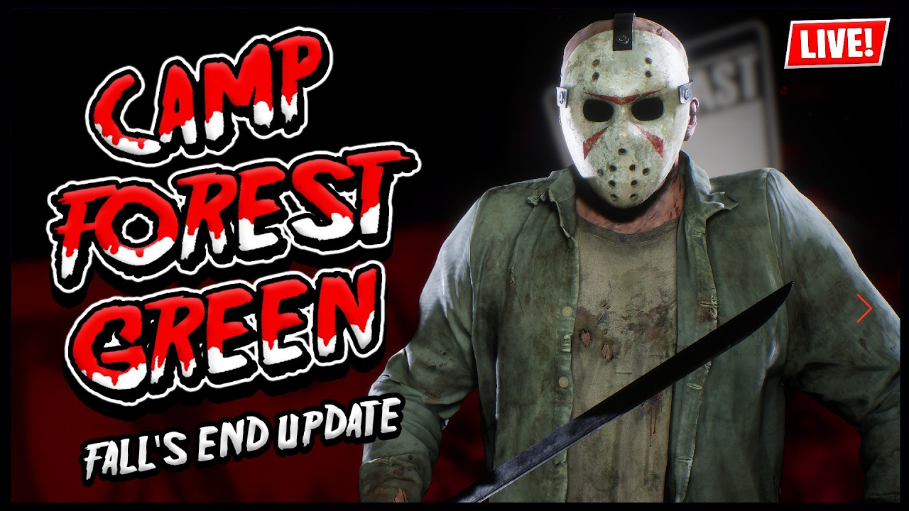🔴 ULTIMATE NEW JASON GRIND!! (LVL 176+) - CAMP FOREST GREEN 'FALLS END' UPDATE LIVE!!