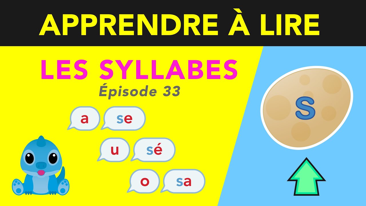 Lecture de syllabes avec la lettre S entre 2 voyelles | Méthode Syllabique Bobo (GS - CP - CE1)