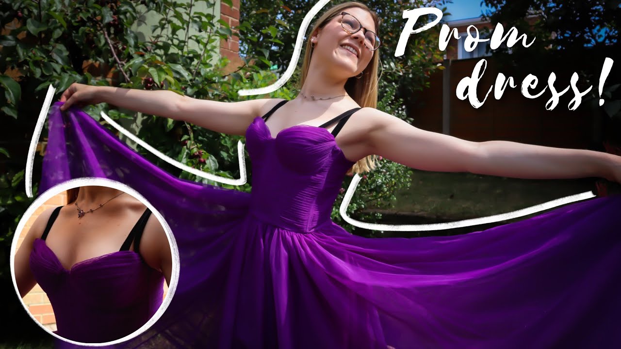 Making my own prom dress! (finished just in time)