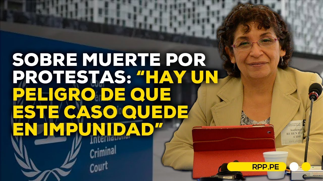 Presentan denuncia contra Boluarte ante la Corte Penal Internacional por muerte en protestas