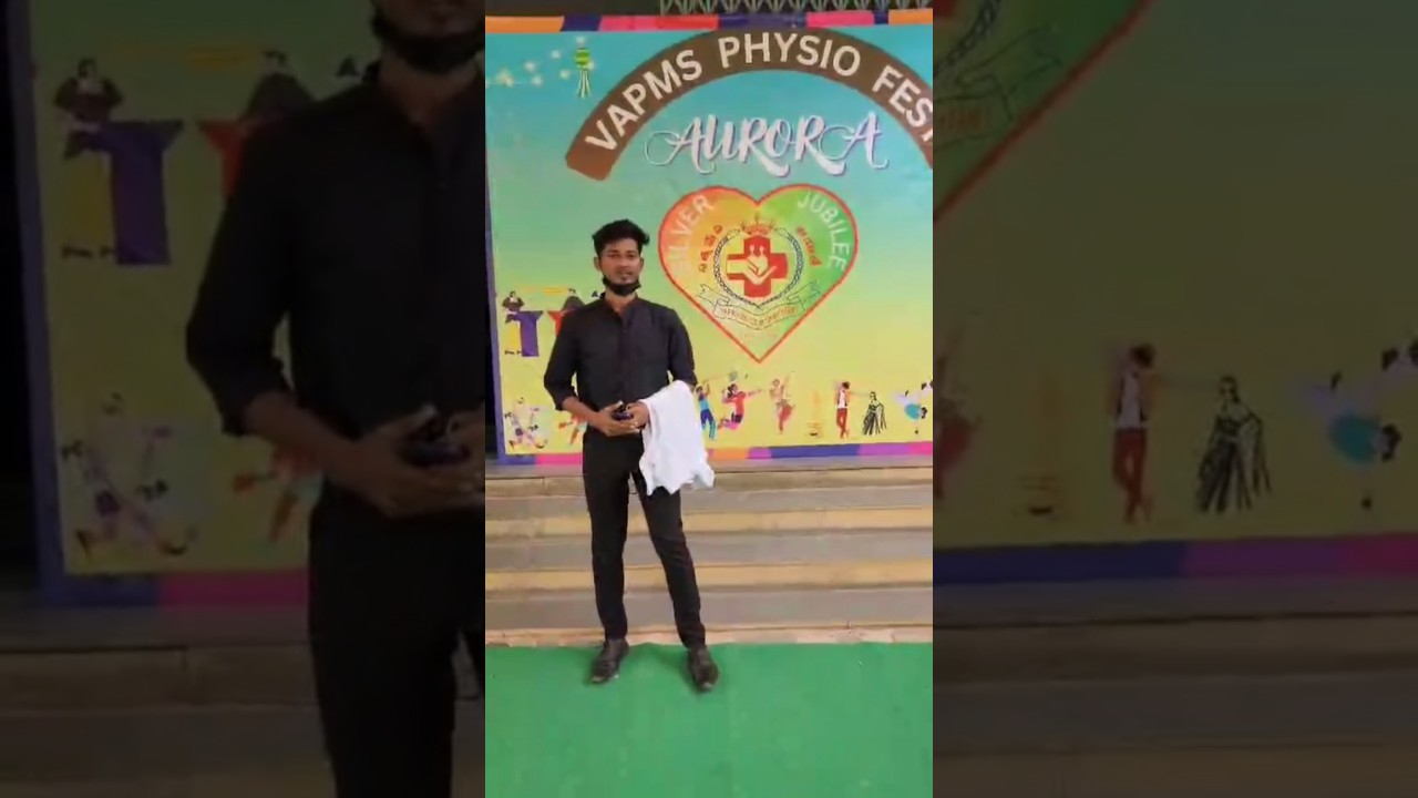 DAY 1 AT VAPMS INTERCOLLEGIATE AURORA FEST 🥳#passionphysio #youtubeviralshorts#vapmscollege