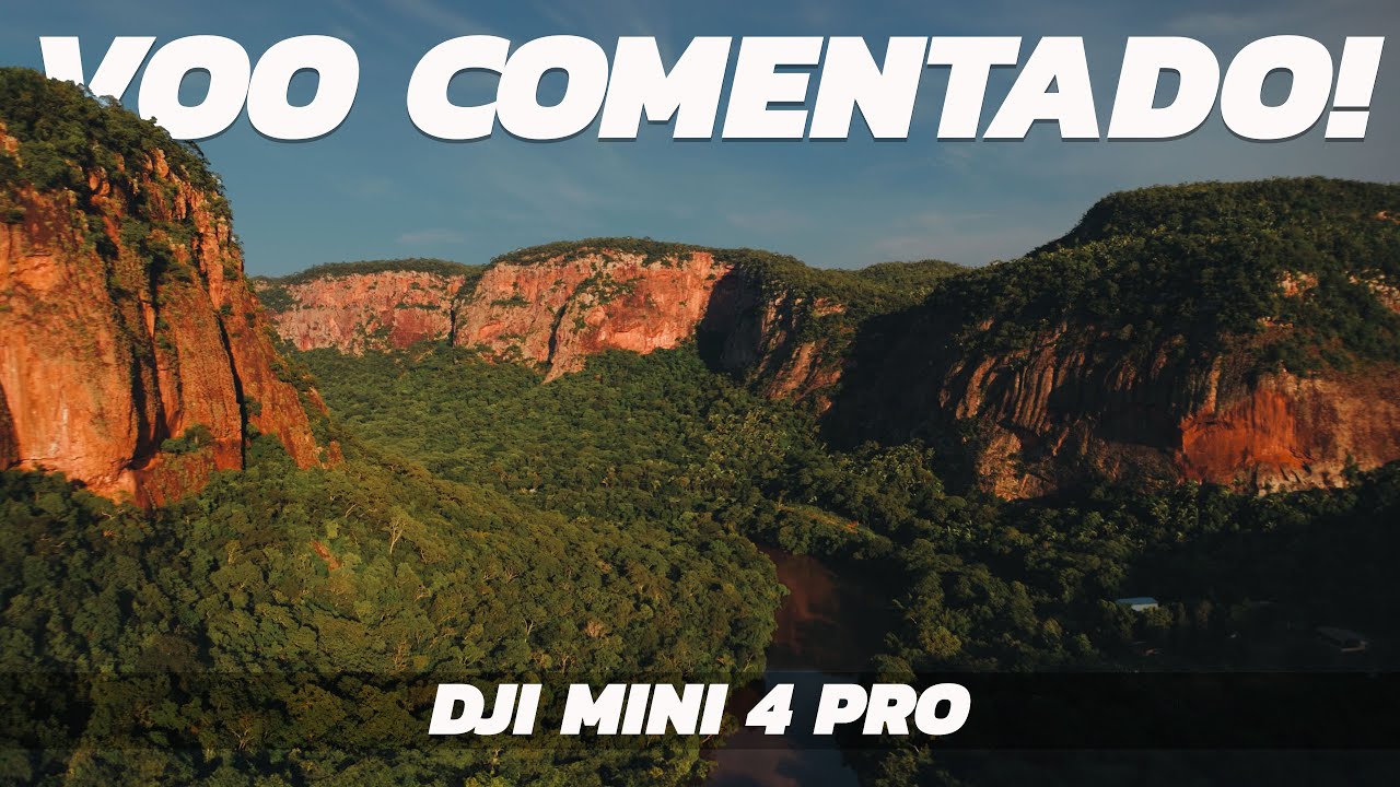 DRONE: Voo COMENTADO | DJI MINI 4 PRO TUTORIAL INICIANTES | Como filmar VÍDEOS CINEMATOGRÁFICOS