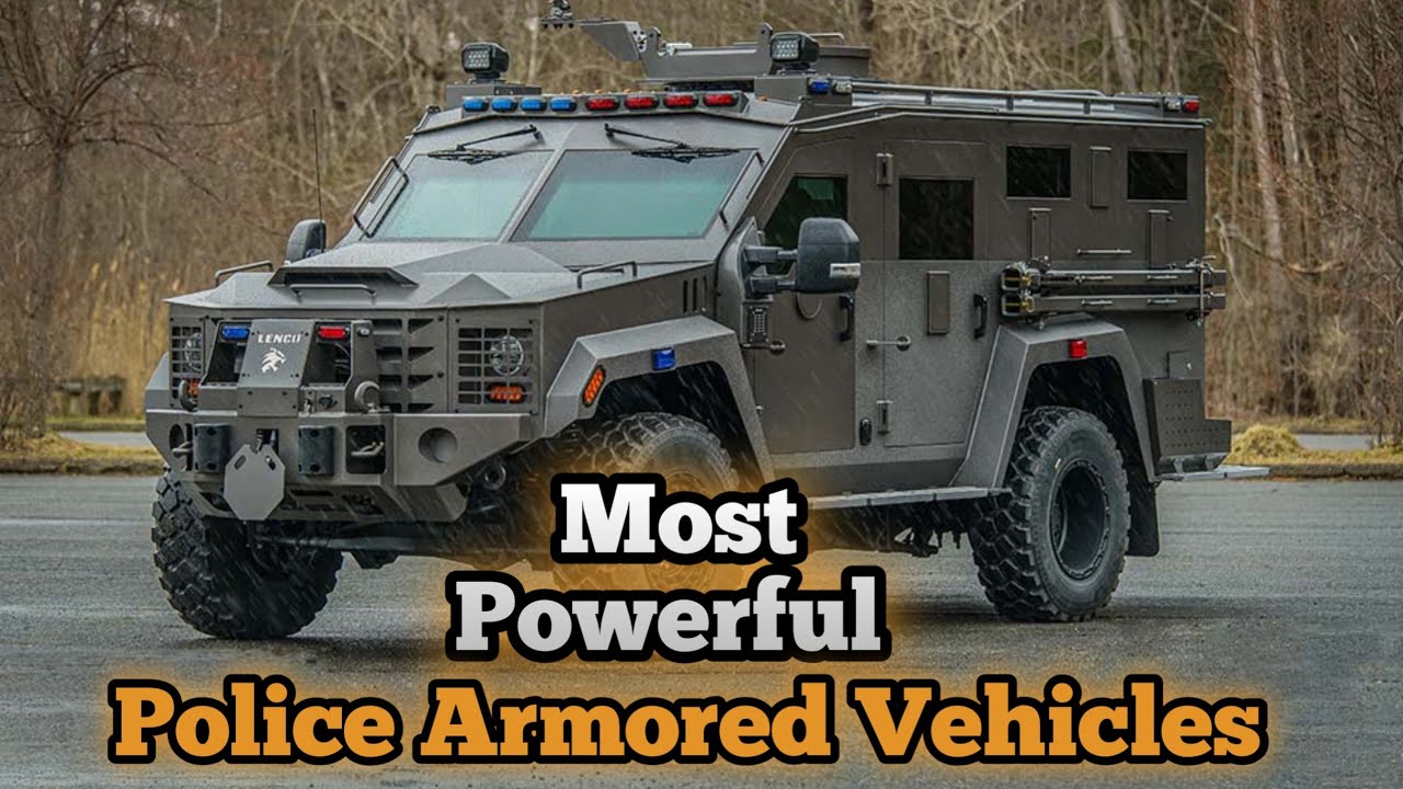 Топ-10 самых мощных бронированных полицейских автомобилей