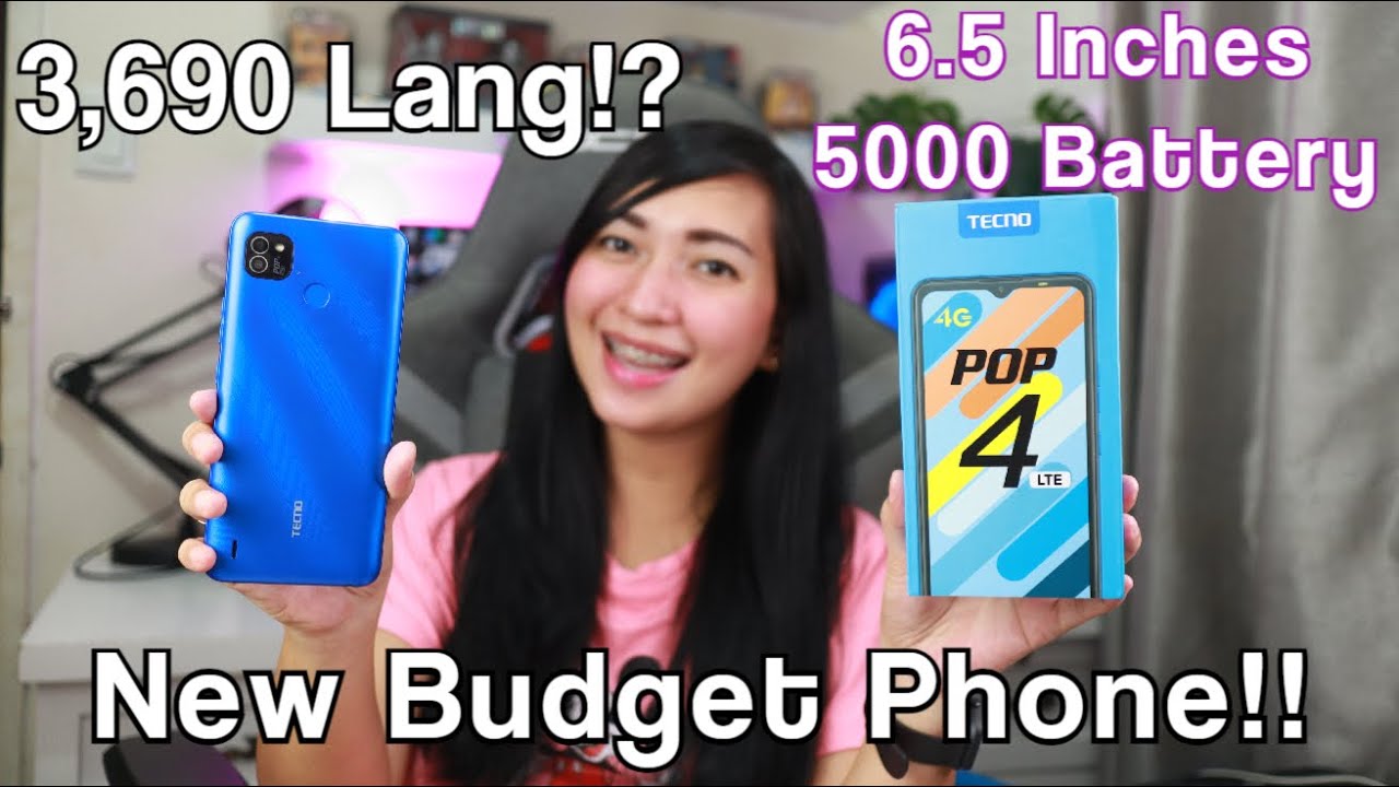 TECNO POP 4 LTE : Unboxing & Review (ML,Camera,Specs & Design)