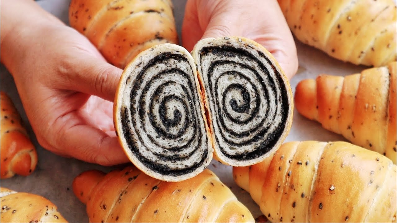 結果很棒，比牛角包🥐好吃！萬能麵包卷製作方法，做1000個優秀家庭麵包食譜【阿栗食譜380】