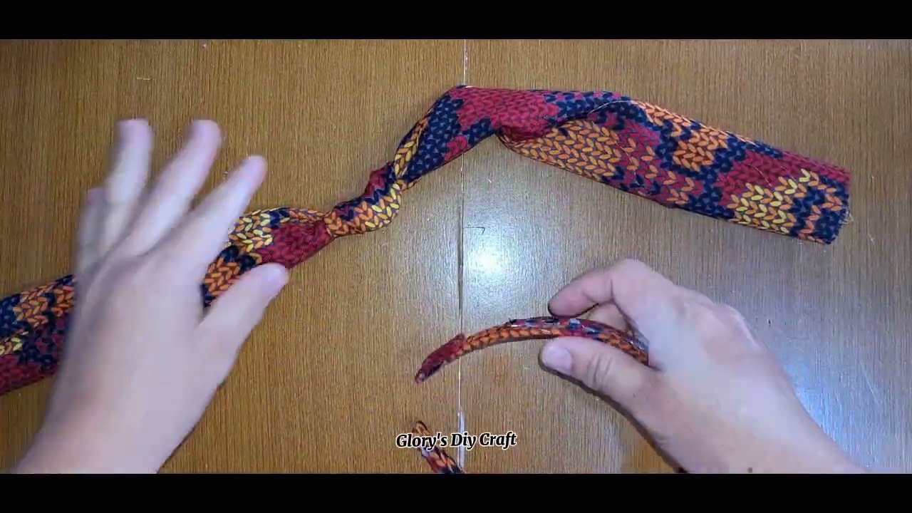 Fabric Knotted Headband Step by Step Tutorial