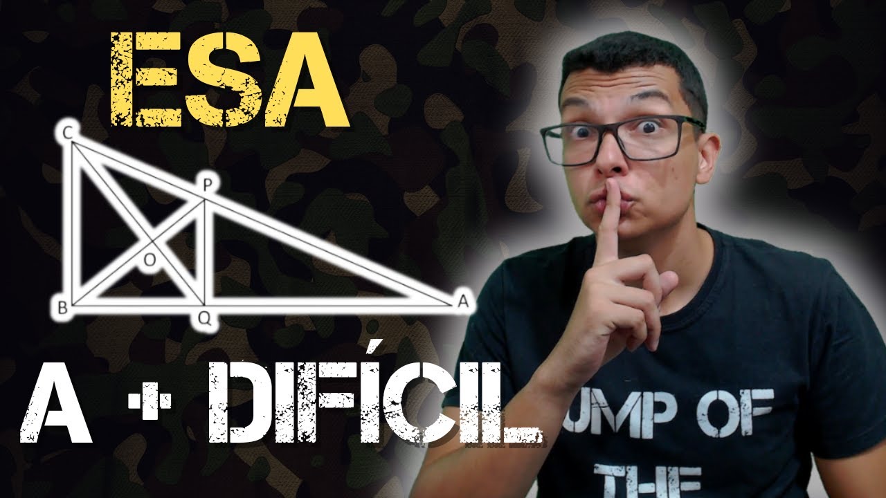 A QUESTÃO + DIFÍCIL DA ESA 2022 DO JEITO + FÁCIL !