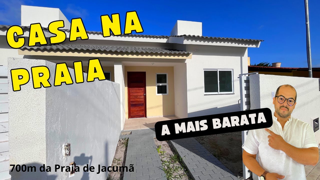Casa de praia mais barata de João Pessoa