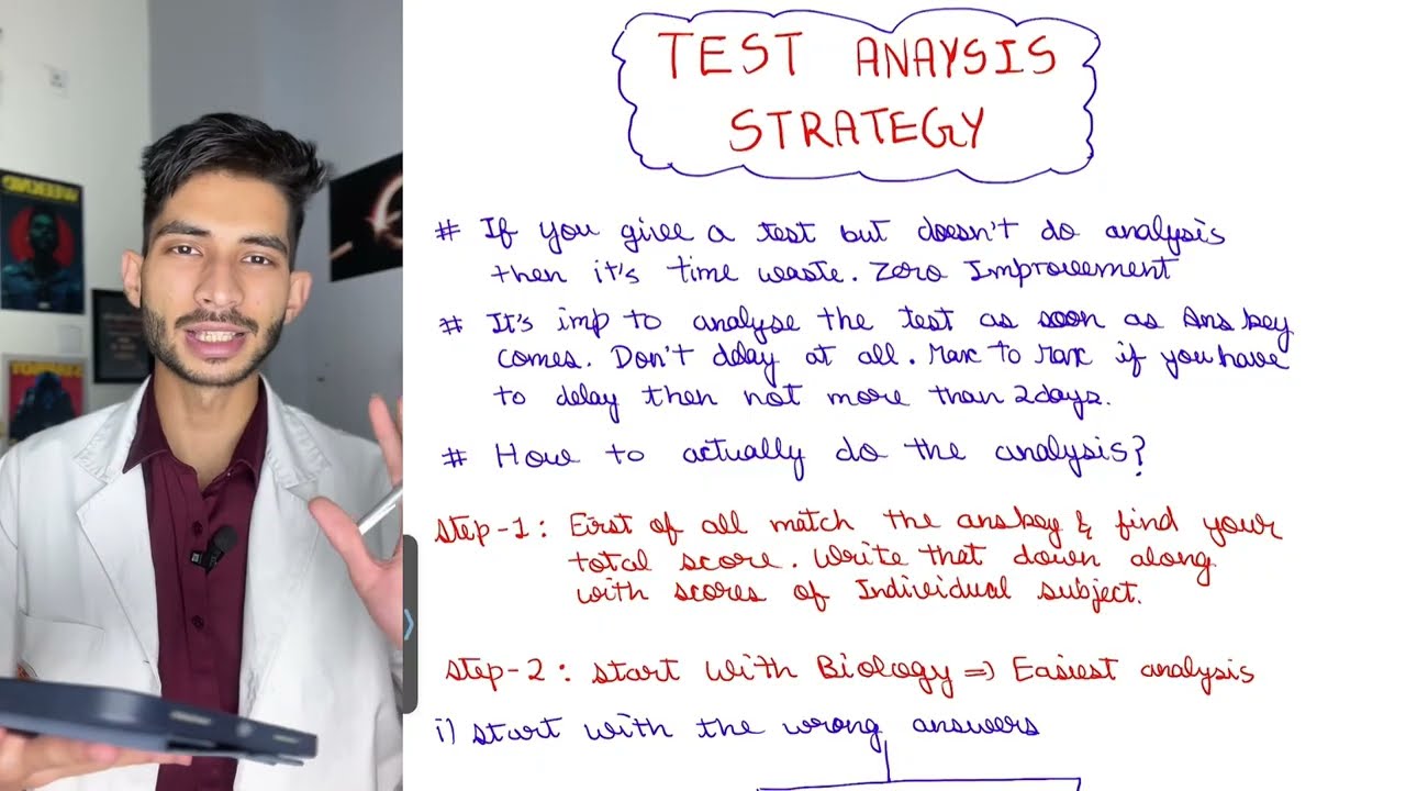 Ultimate Test Analysis Strategy NEET 2026 🔥 | From 350 to 650🚀