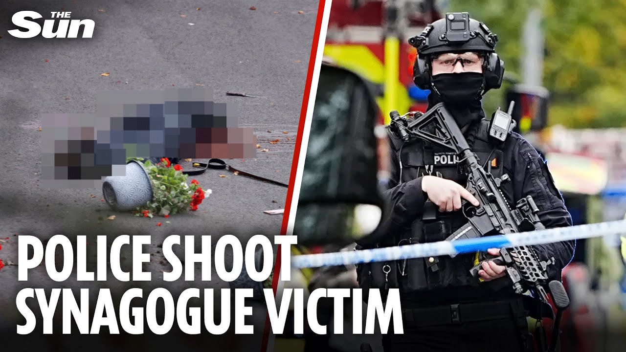 Manchester terror attack victim SHOT by police during knifeman's synagogue rampage