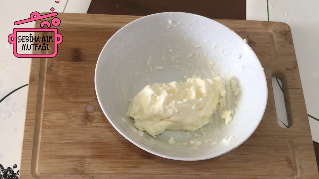 Evde Süt Kaymağından Doğal Tereyağı Nasıl Yapılır / Evde Kaymak ile Pratik Tereyağı Yapımı