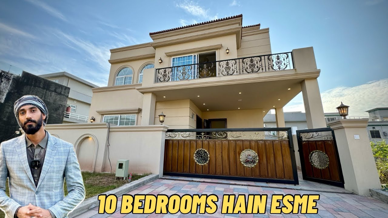 14 Marla Spanish BASEMENT Design Margalla View House For Sale in D12 Islamabad