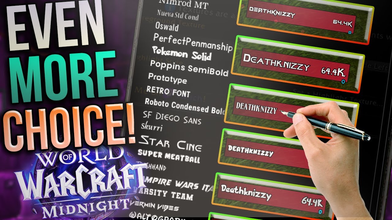 Midnight UI Overhaul | How To Use ANY FONTS You Want In Game!