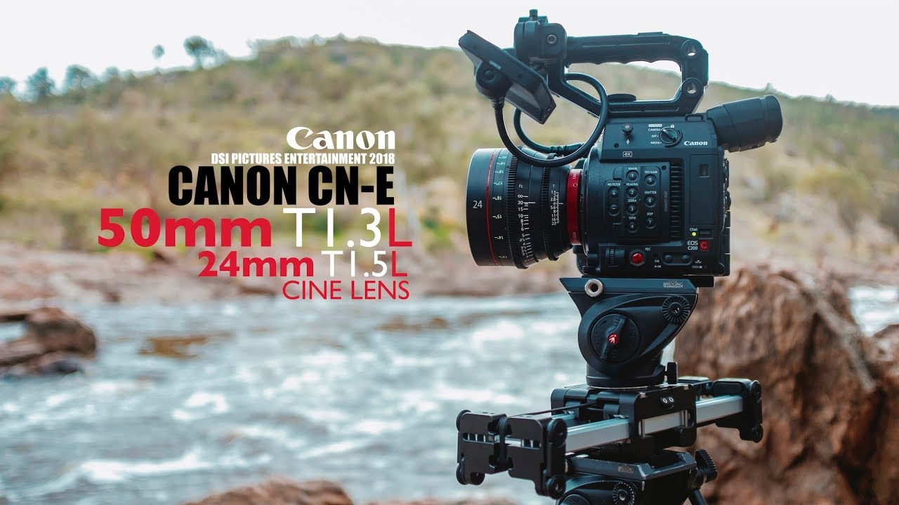 Canon CN-E 50mm T1.3L Cine & CN-E 24mm T1.5L Cine 4K Video Test (Shot it on C200 12Bit RAW)