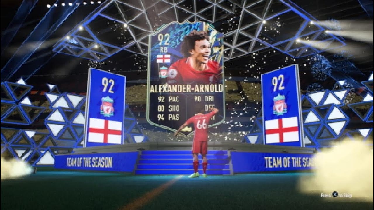 New guaranteed premier league tots pack (Fifa 22 ultimate Team)