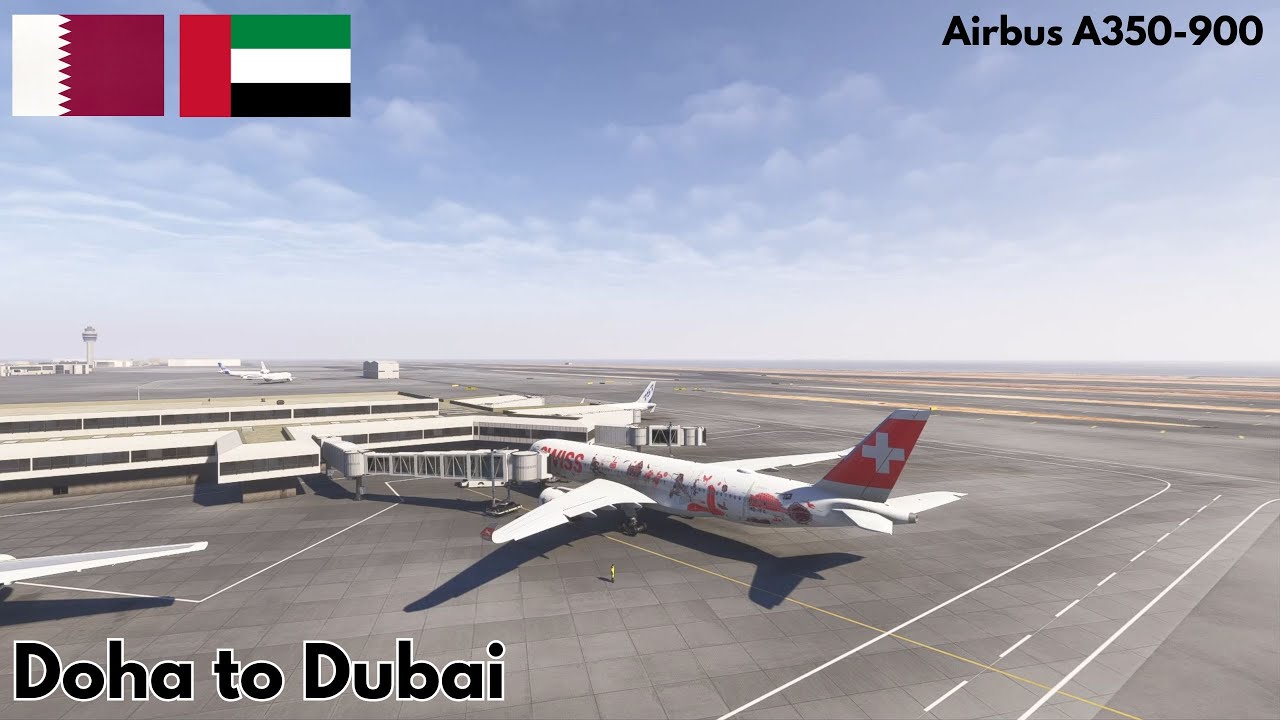 [MSFS2024] A350-900: Doha to Dubai