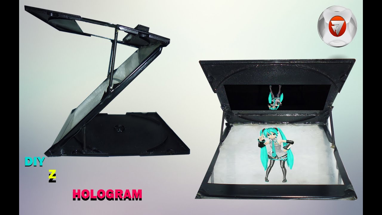 cara membuat Z hologram 2D